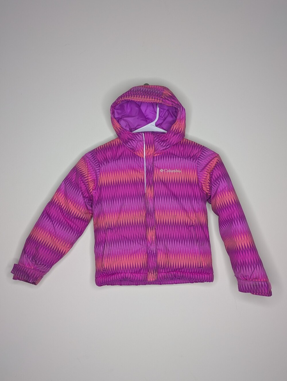 Columbia Pink Purple Winter Coat XXS 4/5